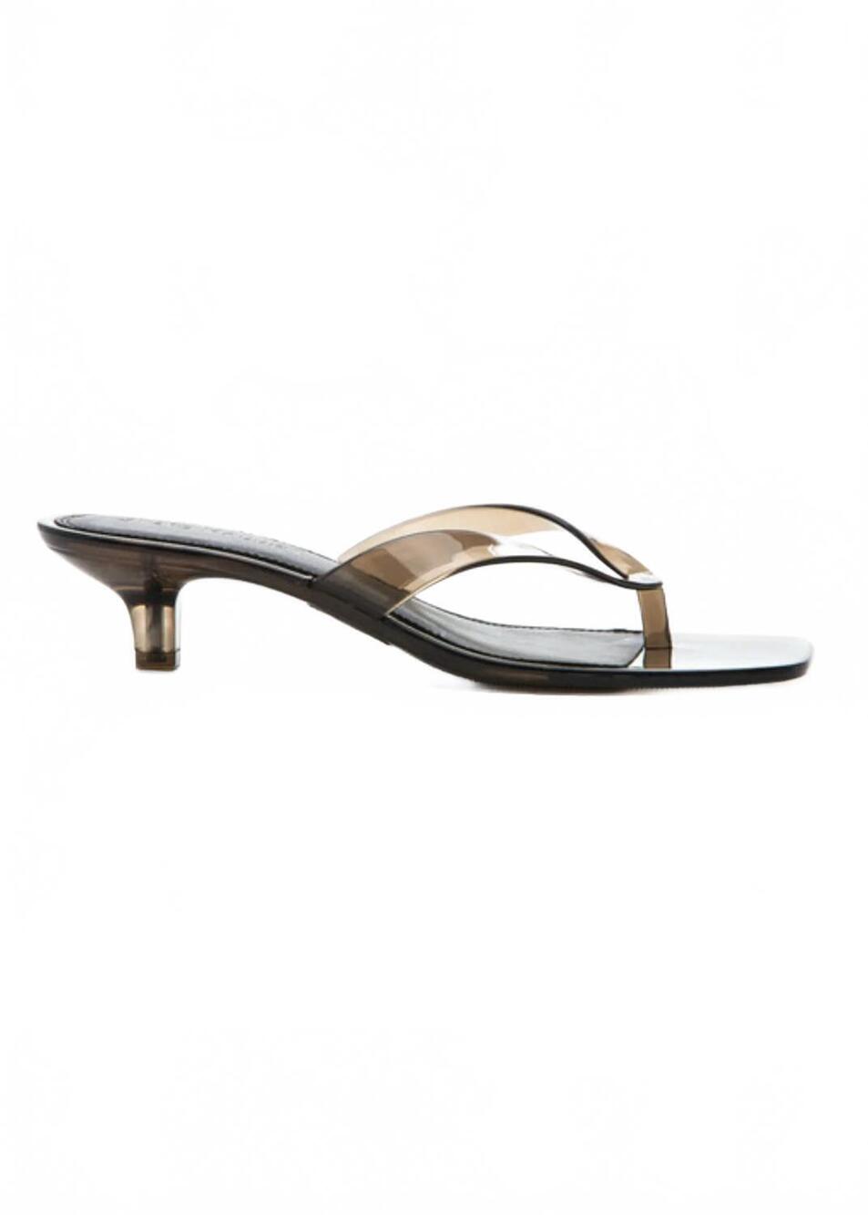 NEW STEVE MADDEN women's tracie jelly heel sandal in smoke